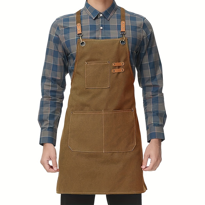 Kitchen Gadgets Trending - Household Canvas Apron Oil-proof Can Wipe