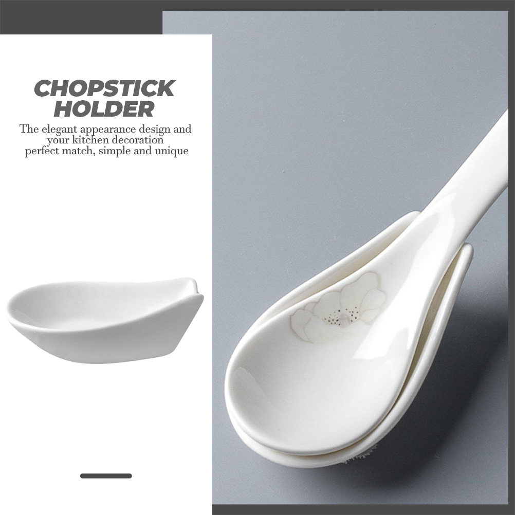 Kitchen Gadgets To Have - 4Pcs Ceramic Spoon Rest for Home