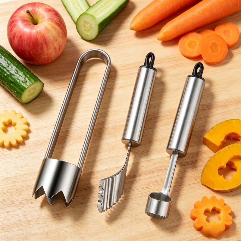 Apple Corer Slicer - 3pcs Stainless Steel Jalapeno Pepper Corer