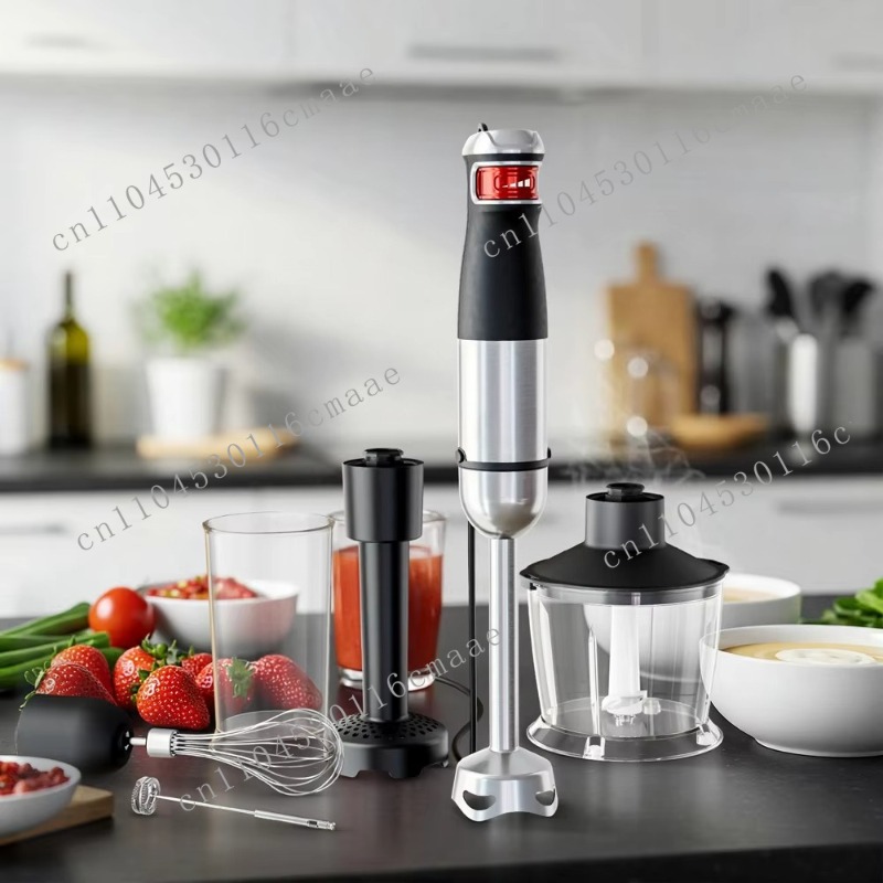 Immersion Blender Stick - 6-in-1 1200W Powerful Hand Blender Set,
