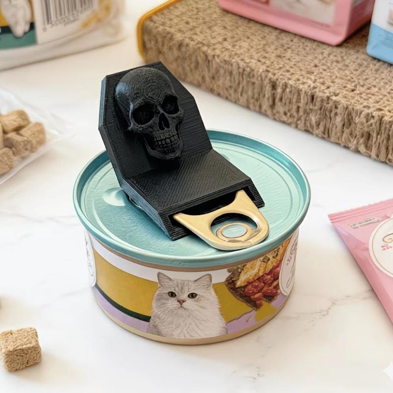 Kitchen Gadgets I Need - Gothic Skull Jar Opener Anti-Slip Can
