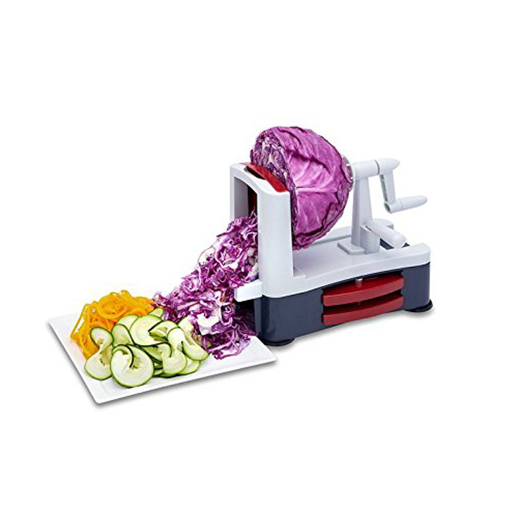 Spiralizer Vegetable Noodle - Vegetable Spiral Three Blade Slicer Grinder