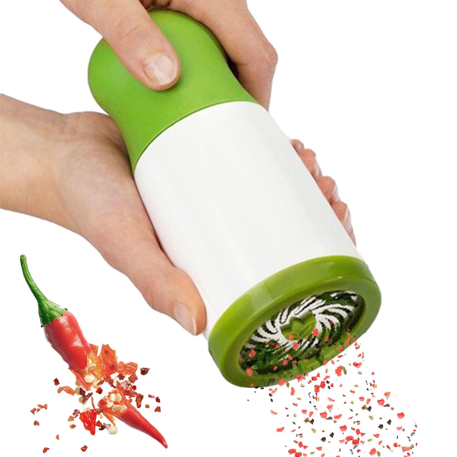 Kitchen Gadgets Vegetable Chopper - 1pc Manual Herb Grinder Spices Mill