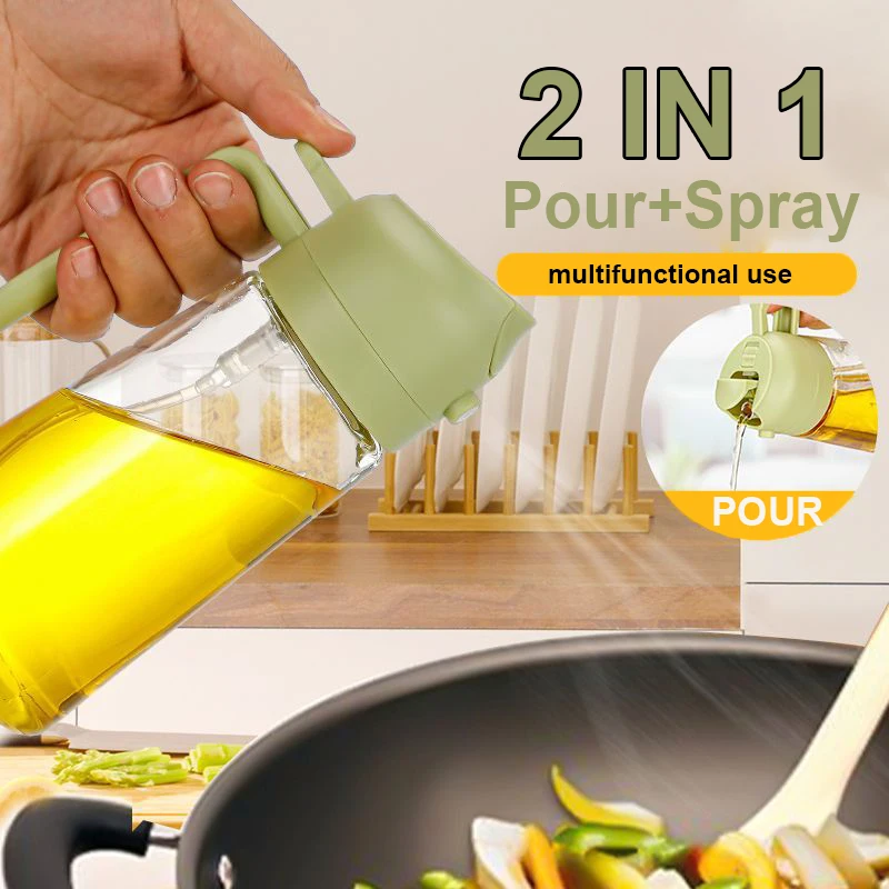 Kitchen Gadgets Air Fryer - 2 in 1 Pour Spray Sprayer