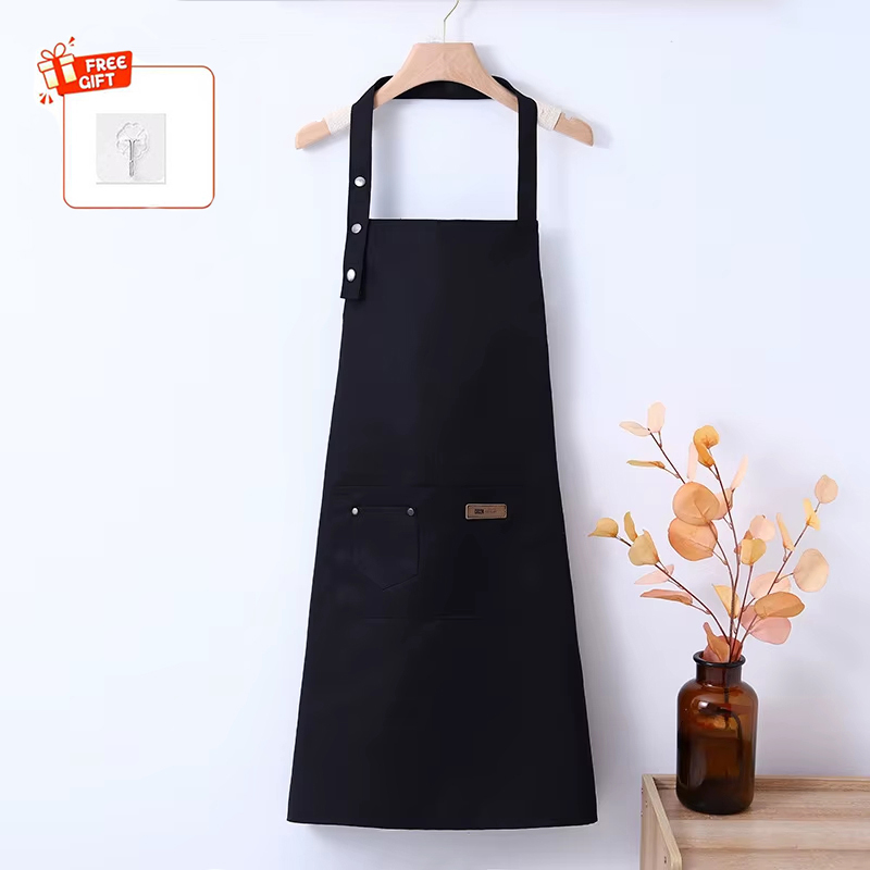 Kitchen Gadgets Trending - 1pc Waterproof Oil-Proof Apron with Pocket