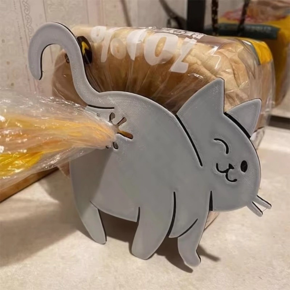 Kitchen Gadgets Novelty - Cute 3D Printed Bread Bag Clip