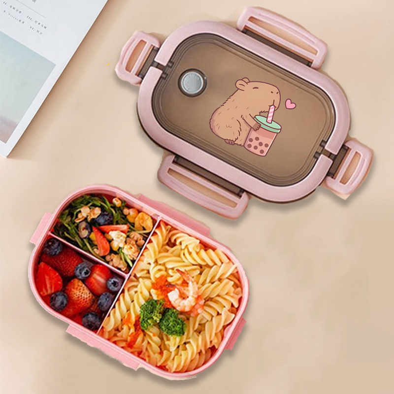 Kitchen Gadgets Wholesale - Capybara Bento Lunch Box Anime Animals