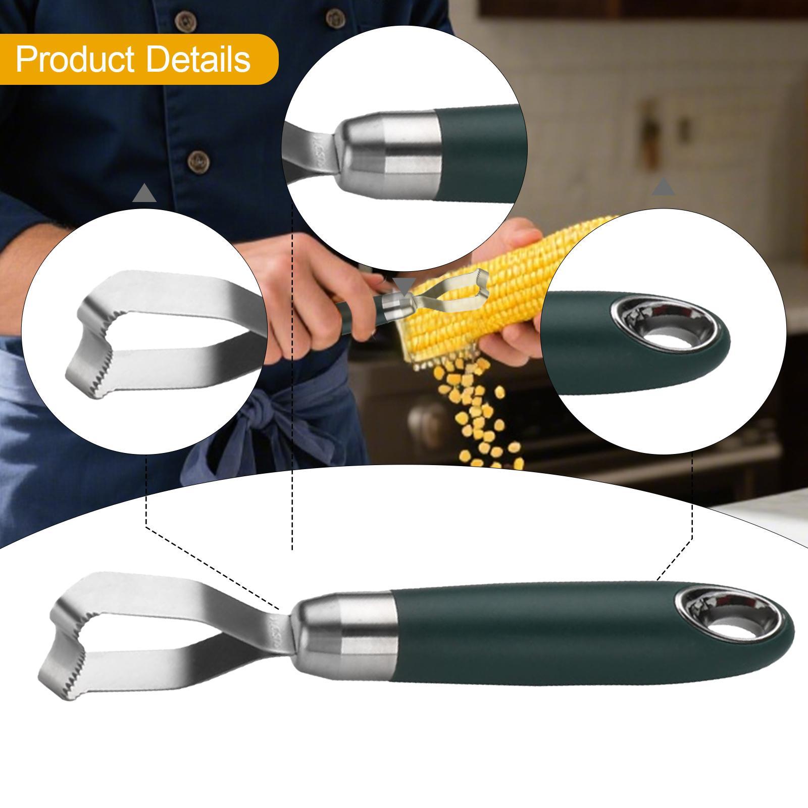 Kitchen Gadgets I Need - Stainless Steel Corn Cob Stripper Ergonomic