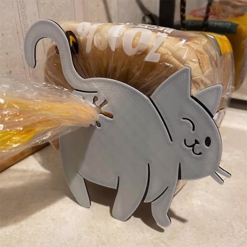 Kitchen Gadgets Novelty - 2pcs 3D Cat Butt Bread Bag