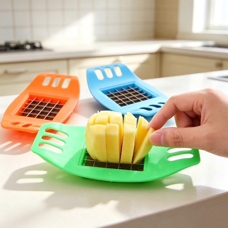 Kitchen Gadgets Vegetable Chopper - French Fries Maker Potato Cutter Vegetable