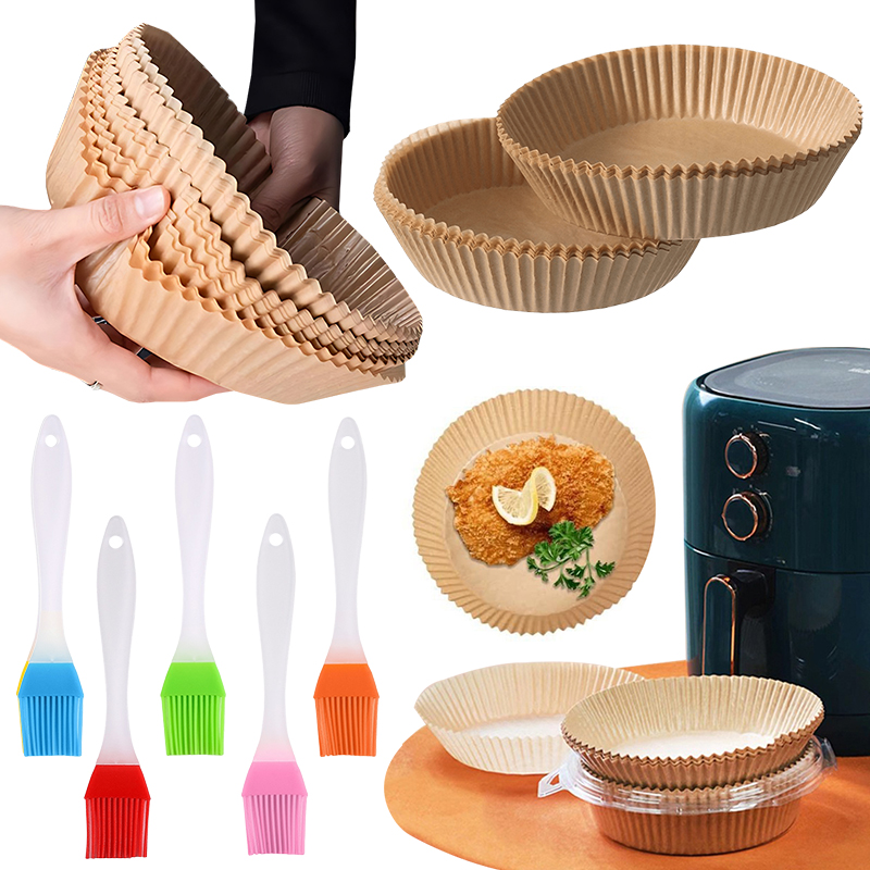 Kitchen Gadgets Air Fryer - 50/100PCS Air Fryer Paper Plate with