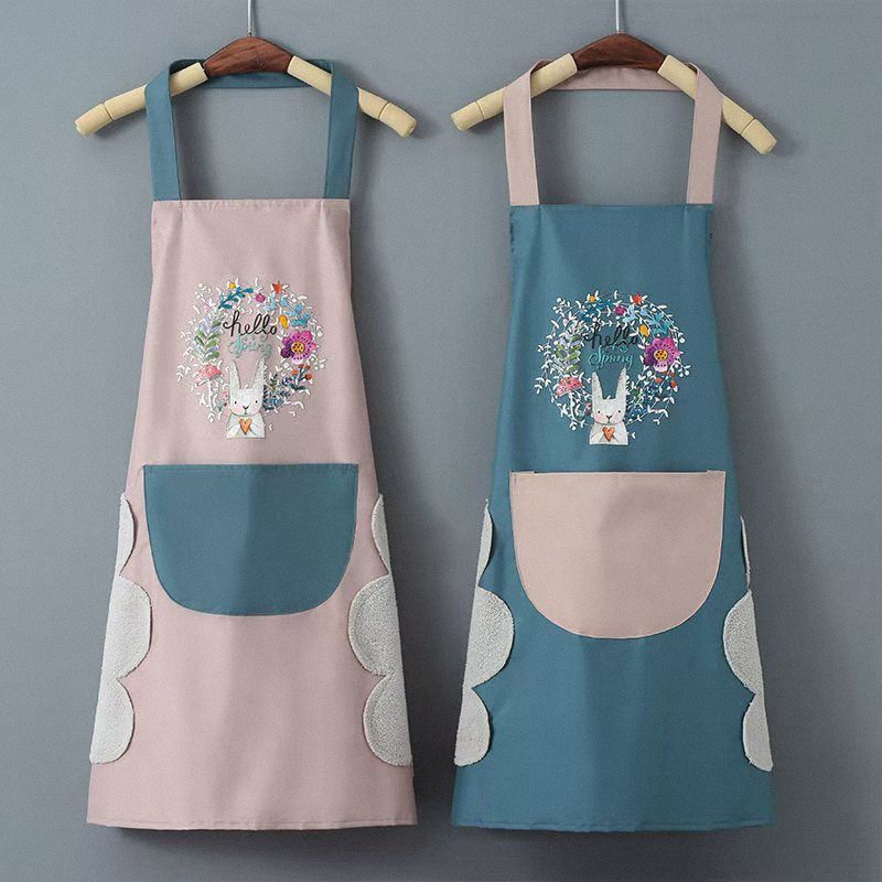 Kitchen Gadgets Trending - Hand-wiping Kitchen Household Cooking Apron Oil-proof