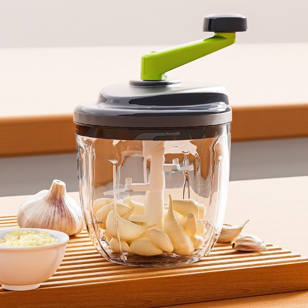 Kitchen Gadgets Vegetable Chopper - Household 500/900 ML Handcrank Meat Mincer