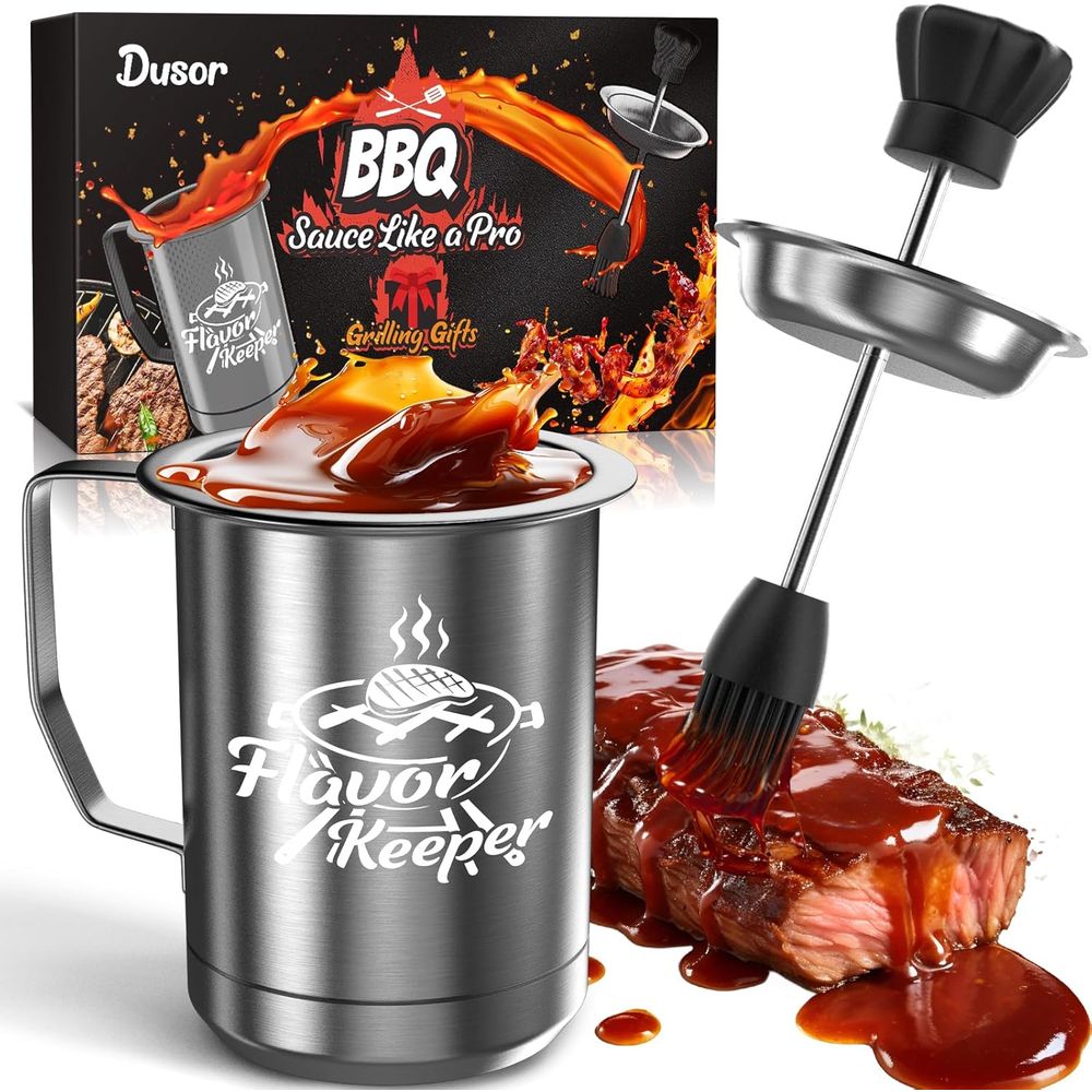 Men Women BBQ Sauce Pot and Ba - Kitchen Gadgets To Have 评论和价格