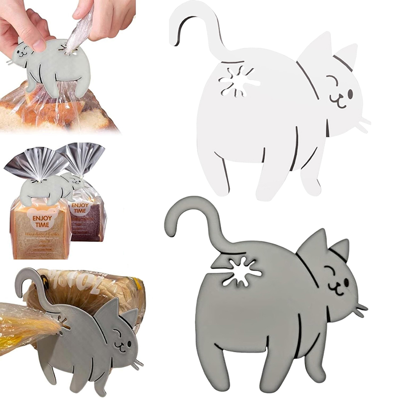 Funny Cat Butt Bread Clip 3D P - Kitchen Gadgets Novelty 评论和价格