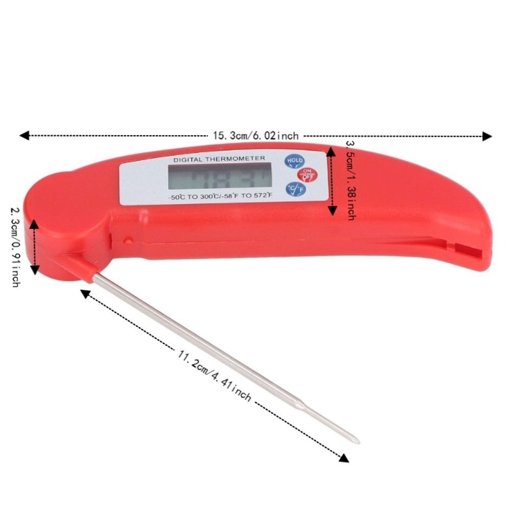 ABS Stainless Steel Digital Fo - Instant Read Thermometer 评论和价格
