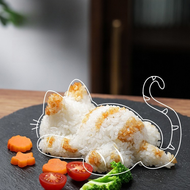 Unique Cat Onigiri Molds Bakin - Fun Kitchen Gadgets For Kids 评论和价格