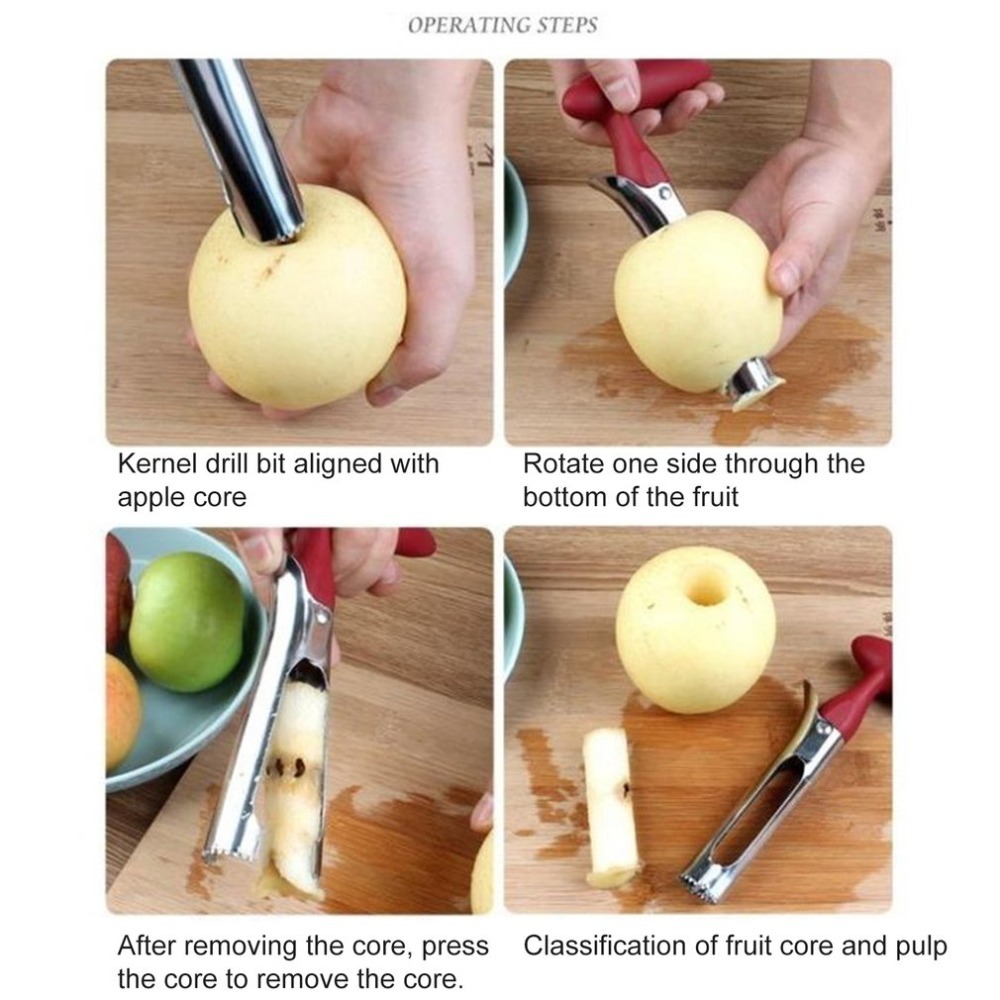 Stainless Steel Apple Core Cut - Apple Corer Slicer 评论和价格