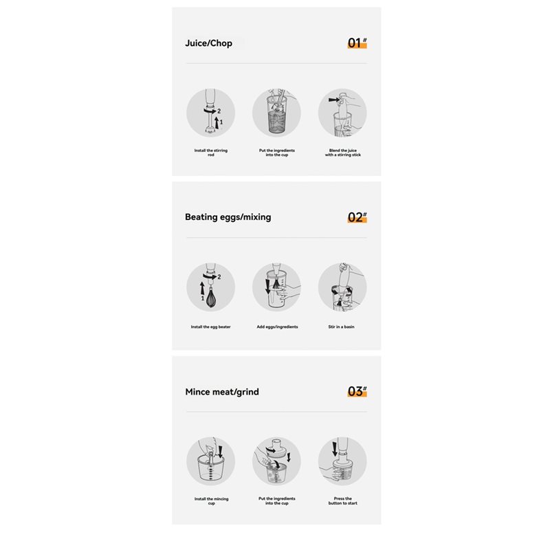 A65T-Immersion Blender 4-In-1  - Immersion Blender Stick 评论和价格
