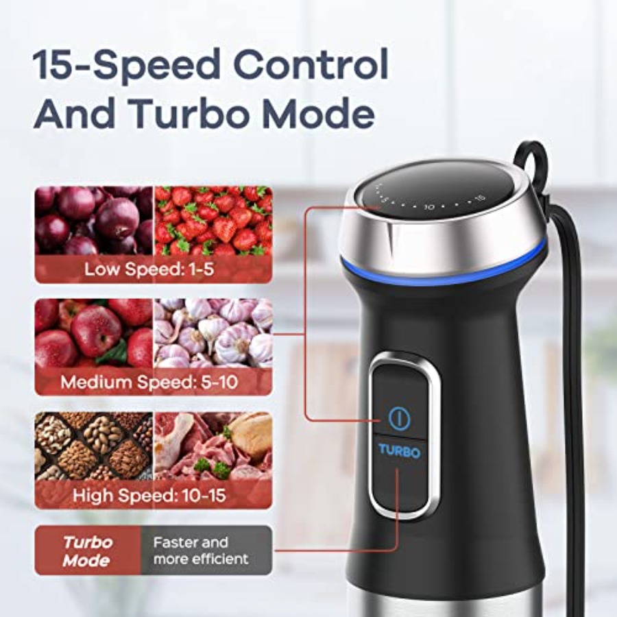 Immersion Blender Handheld Cor - Immersion Blender Stick 评论和价格