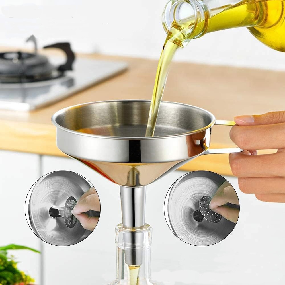 1Pc Stainless Steel Cooking Oi - Kitchen Gadgets For Arthritic Hands 评论和价格