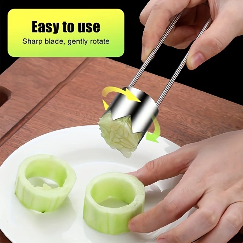 3pcs Stainless Steel Jalapeno  - Apple Corer Slicer 评论和价格