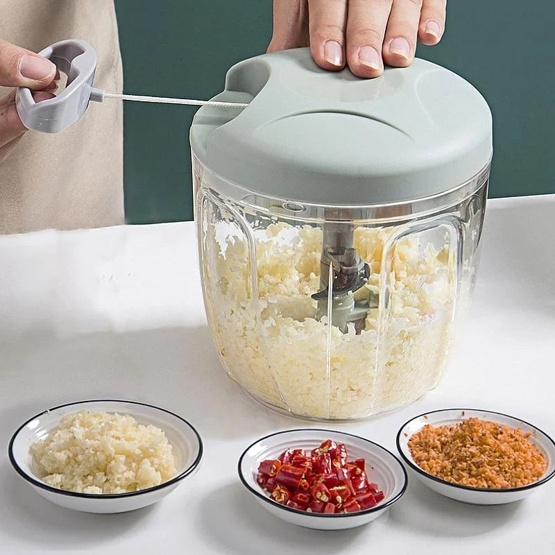 500/900ML Hand Chopper Manual  - Spiralizer Vegetable Noodle 评论和价格