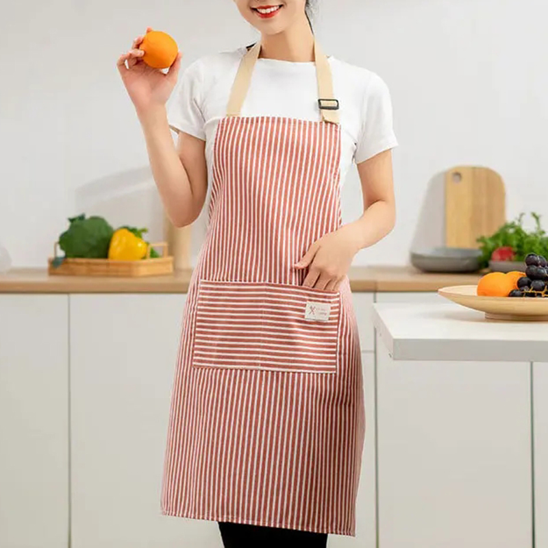 Linen Striped Apron Breathable - Kitchen Gadgets Trending 评论和价格