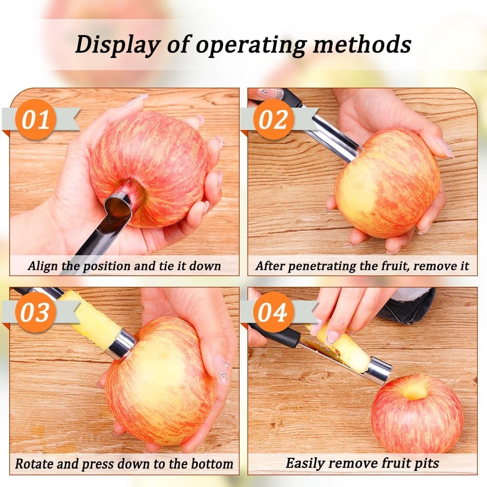 Apple Cupcake Corer, Fruit Veg - Apple Corer Slicer 评论和价格