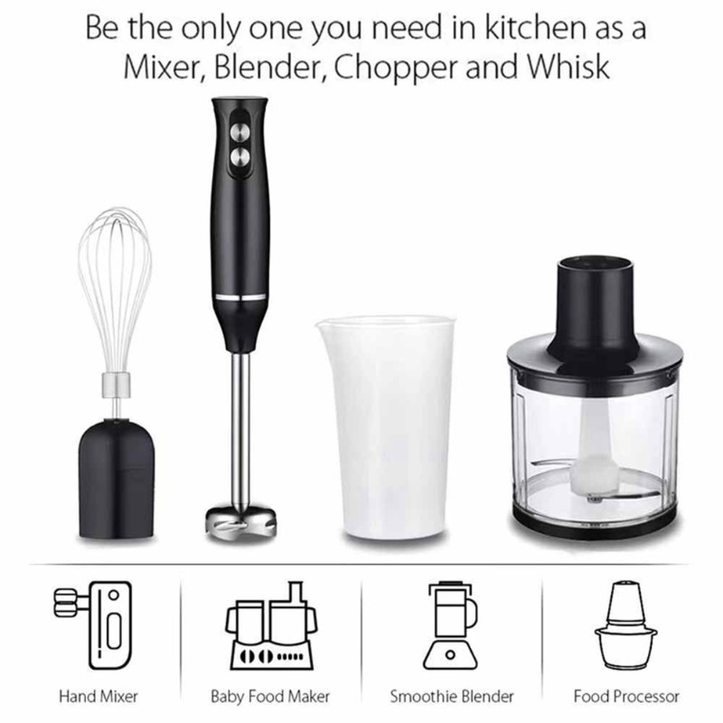 4 in 1 High Power Immersion Ha - Immersion Blender Stick 评论和价格