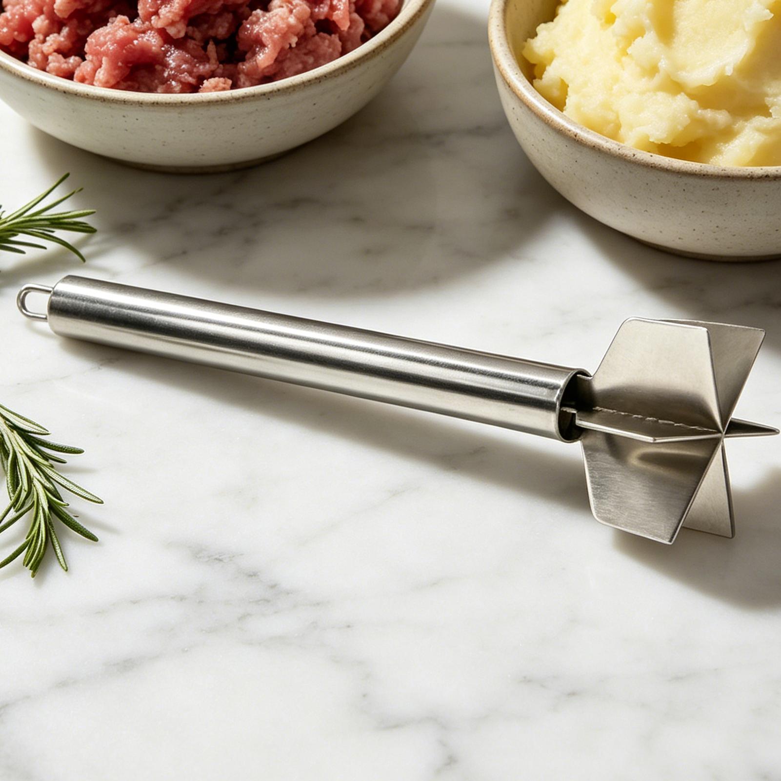 Ground Beef Chopper Tool 6-Lea - Kitchen Gadgets Vegetable Chopper 评论和价格
