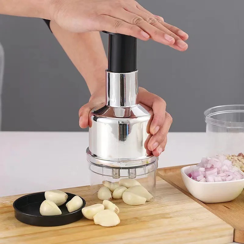 New Stainless Steel Garlic Pre - Kitchen Gadgets Vegetable Chopper 评论和价格