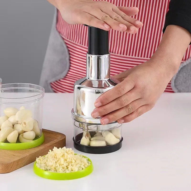 New Stainless Steel Garlic Pre - Kitchen Gadgets Vegetable Chopper 评论和价格