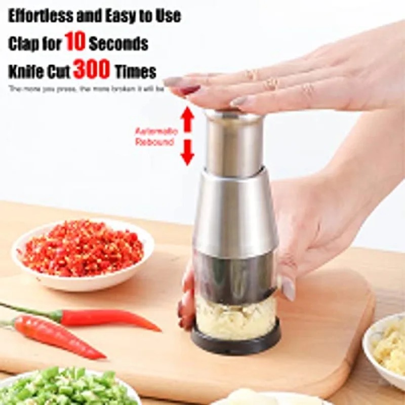 New Stainless Steel Garlic Pre - Kitchen Gadgets Vegetable Chopper 评论和价格