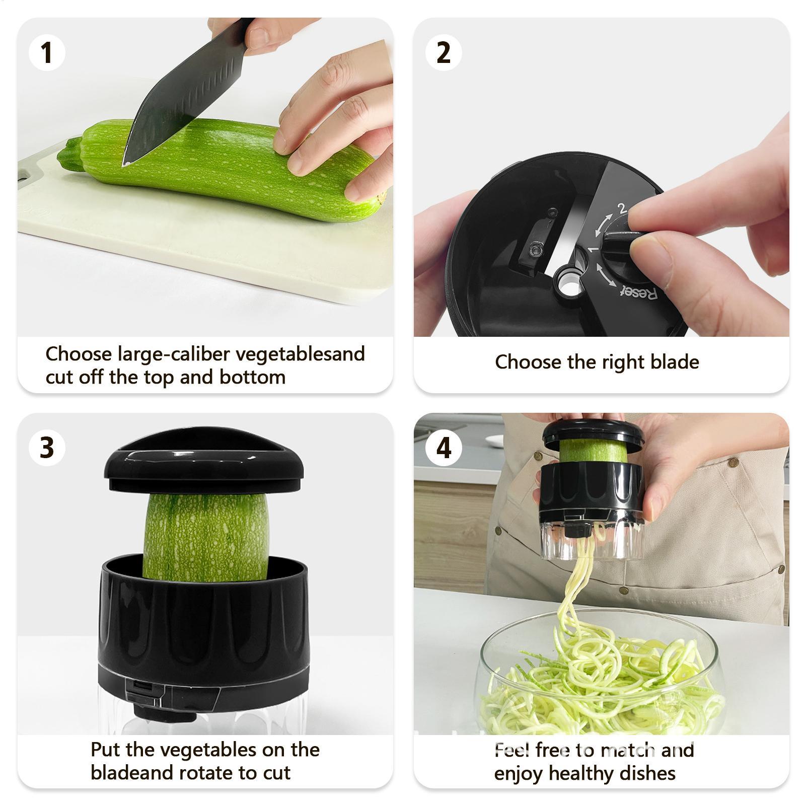 Zucchini Spiralizer Noodle Mak - Spiralizer Vegetable Noodle 评论和价格