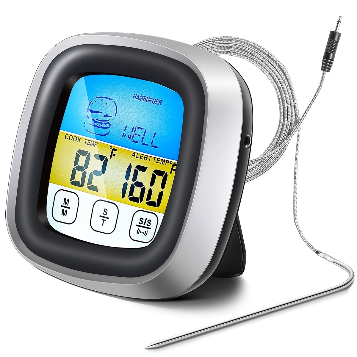 Digital Meat Thermometer BBQ T - Instant Read Thermometer 评论和价格
