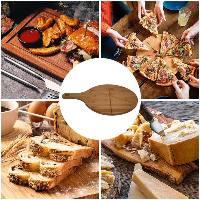 Pizza Cutting Board Wooden Rou - Kitchen Gadgets Guide 评论和价格