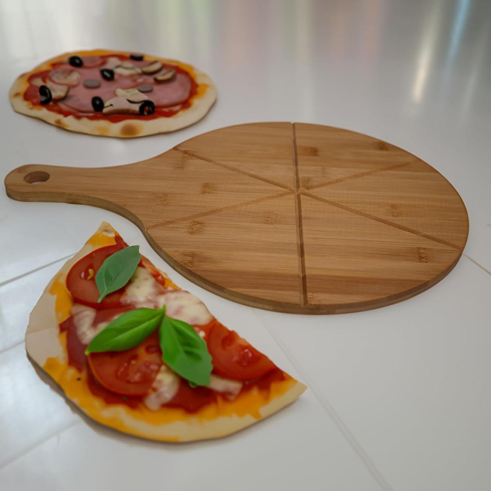 Pizza Cutting Board Wooden Rou - Kitchen Gadgets Guide 评论和价格