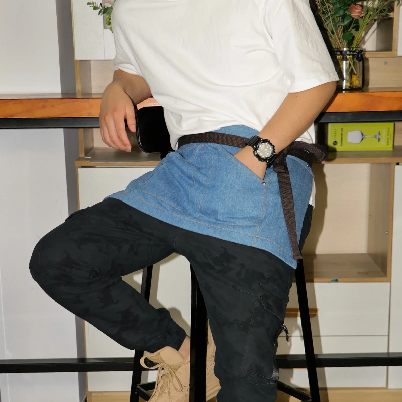 Fashion Blue Denim Waist Half  - Kitchen Gadgets Trending 评论和价格