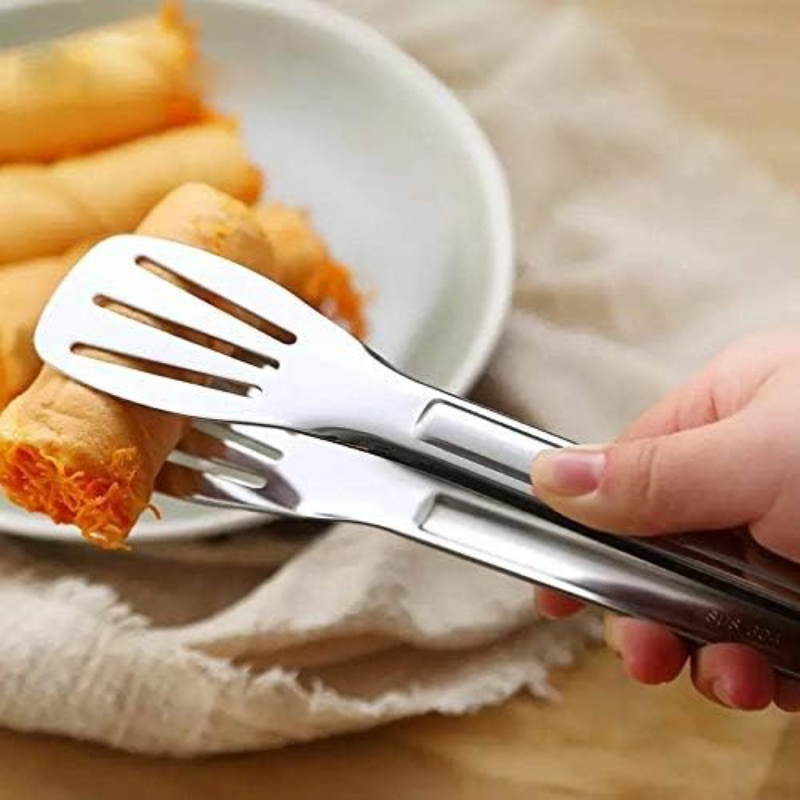Stainless Steel Food Tongs Kit - Kitchen Gadgets For Arthritic Hands 评论和价格