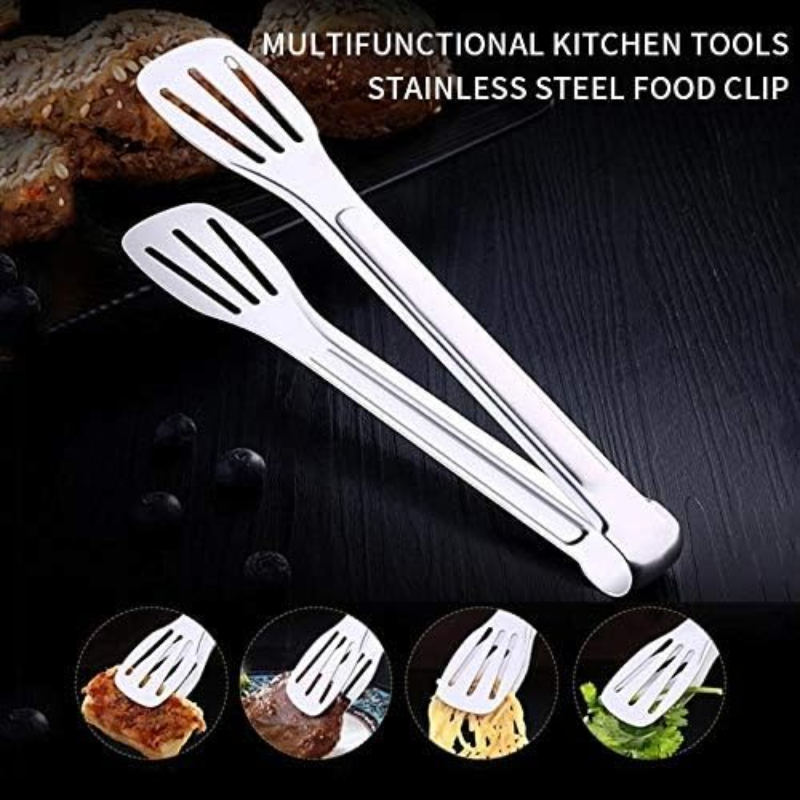 Stainless Steel Food Tongs Kit - Kitchen Gadgets For Arthritic Hands 评论和价格