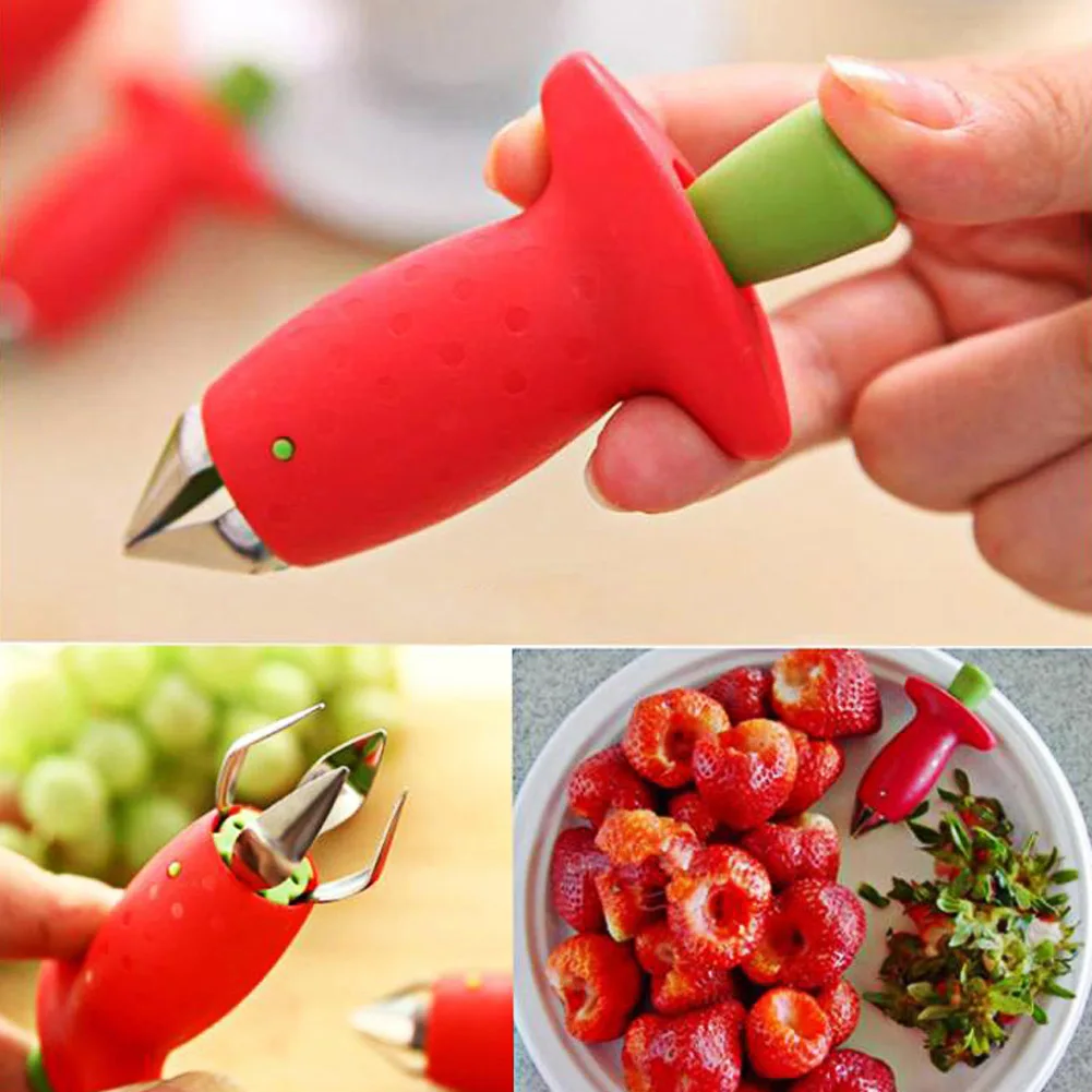 Strawberry Huller Pineapple Cu - Kitchen Gadgets Novelty 评论和价格