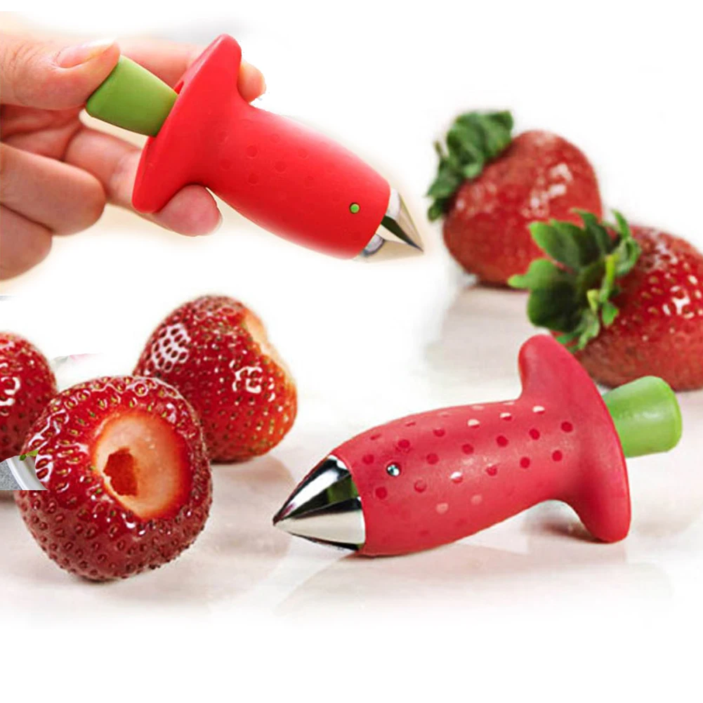 Strawberry Huller Pineapple Cu - Kitchen Gadgets Novelty 评论和价格
