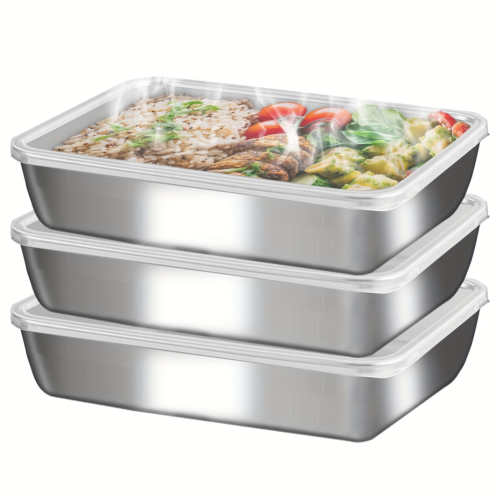 3pcs Stainless Steel Food Cont - Kitchen Gadgets Wholesale 评论和价格