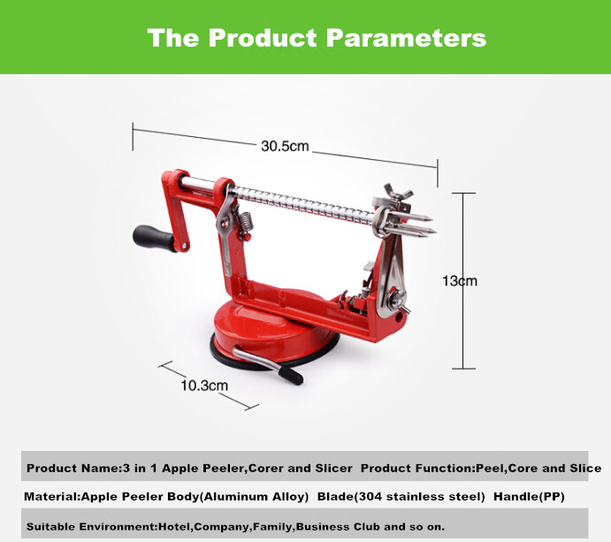 Wholesale Metal Apple Peeler C - Apple Corer Slicer 评论和价格