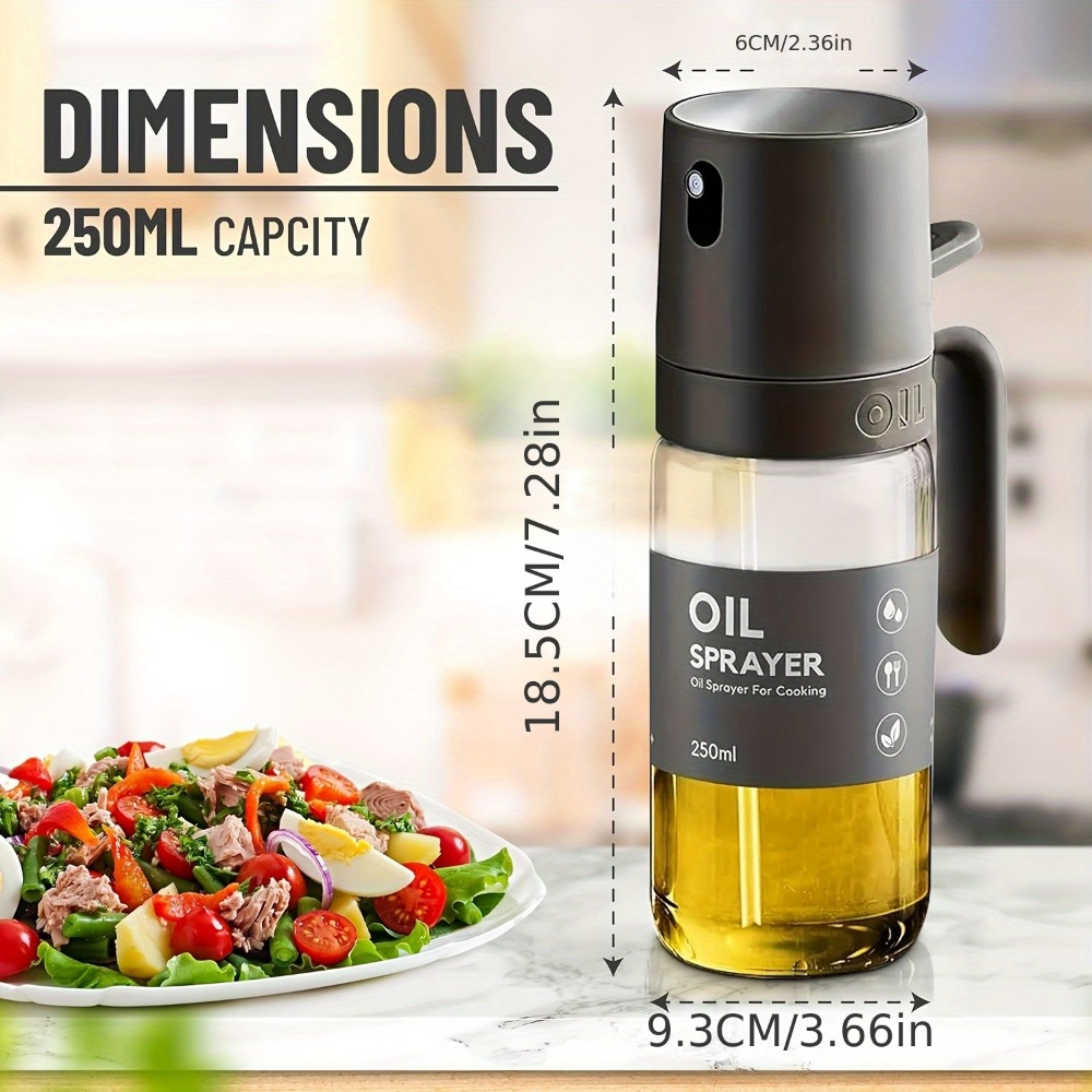 250ML Oil Sprayer, High Borosi - Kitchen Gadgets Air Fryer 评论和价格