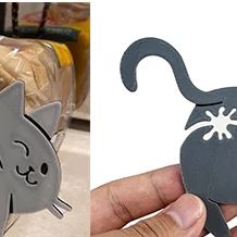 2pcs 3D Cat Butt Bread Bag Cli - Kitchen Gadgets Novelty 评论和价格