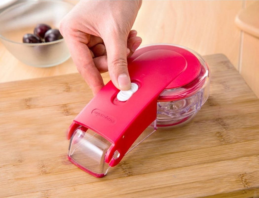 6 Hole Cherry Corer With Conta - Kitchen Gadgets Novelty 评论和价格