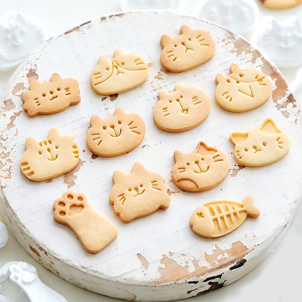 Cute Kitten DIY Stamp Cookie C - Kitchen Gadgets Wholesale 评论和价格