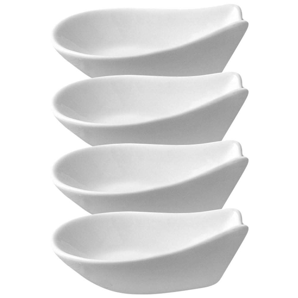 4Pcs Ceramic Spoon Rest Spoon  - Kitchen Gadgets To Have 评论和价格